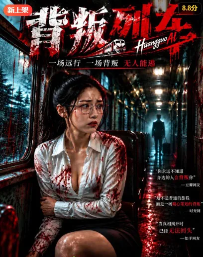 断轨列车悬疑惊悚短剧海报